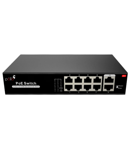 10-Port Megabit PoE Network Switch
