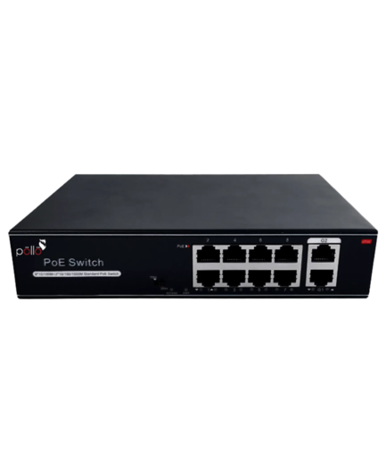 10-Port Megabit PoE Network Switch with Gigabit Uplink