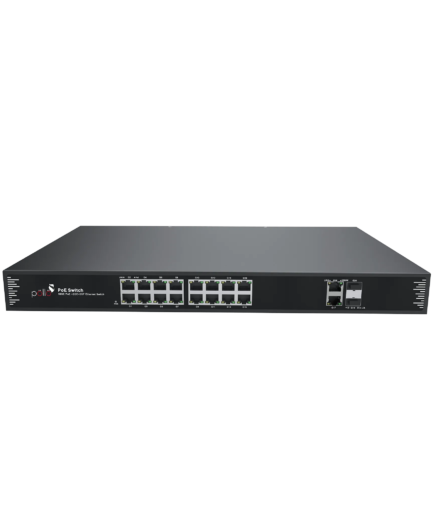 18-Port Gigabit PoE Network Switch with 2 SFP