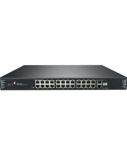 28-Port Gigabit PoE Network Switch with 2 SFP